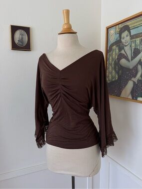 Brown blouse
